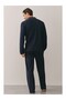 Cotton Classic Buttoned Men's Pajamas Set - 3