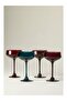 Cybelle Patterned Glass Goblet Set of 4 - 4
