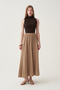 Elastic waist modal flared skirt - 2