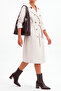 Women's Large Volume Single Handle Soft Form Casual Shoulder Bag Zeray Brown - 2