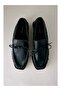 By Büzgü Detailed Women's Leather Loafer - 2