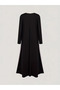 Rochie maxi, neagră - S - 2