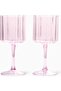 Wave Set of 2 Borosilicate Handmade Glass Cups - 3