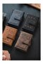 Leather Men's Wallet with Rfid Protection and Coin Compartment - 4