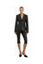 Cinched Waist Leather Blazer Women's Jacket - 7