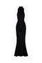 Sheer High Neck Racerback Gown Maxi Women's Dress - 2