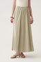 Elastic waist modal flared skirt - 5