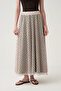 Flared skirt with ruffles - 2