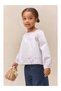 Organic Cotton Embroidered Blouse and Pants Baby Girl Set