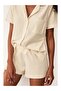 Cooling Henley Women's Short Pajama Set - 3