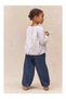 Organic Cotton Embroidered Blouse and Pants Baby Girl Set - 4