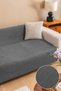 Premium Non-Slip Sofa Cover for Three Persons, Washable, Stain-Resistant, Anthracite Sofa Cover (165X205) - 2