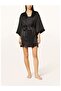 Kimilord Women's Silk Kimono, Shawl Collar, Belted, 100% Silk, 85 cm Length - 3