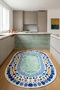 Machine Washable Non-Slip Base Stain-Resistant Digital Living Room Kitchen Balcony Carpet and Floor Mat - 3