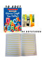 10 Pcs Guide-Lined Writing Notebook / A4 Size / 1 Pcs Book Figure Bookmark Gift