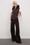Scuba Fabric Garnished Hooded Inflatable Vest - 7