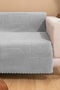 Premium Non-Slip Sofa Cover Three-Person Washable Stain Resistant Gray Sofa Bed Shawl (165X205)