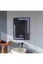 Rectangular LED Mirror, 60x80cm, ECLISSA Touch, Defog System, Dimmable
