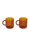 Wave Borosilicate Glass Mug Set