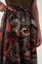Flared skirt with ruffles - 3