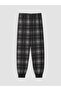 Boys' Pajama Set Long Sleeve Plaid Pants with Pockets Crew Neck Relaxed Fit - 5