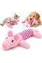 Plush Duck Cat and Dog Toy - Interactive Playmate with Sound When Bitten - Soft Textured Design - 6
