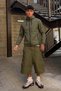 Men's Full Zipper Khaki Sports Raincoat & Windbreaker - 2