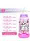 600ML Kids Water Bottle with Straw, One-Click Open Leakproof Drinking Bottle with Adjustable Shoulder Strap - 5