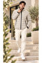 Men's Stand Collar Zippered Quilted Puffer Coat