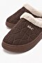 Women's Embroidered Gondola House Slippers Brown - 3
