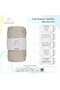Premium Glittery 3mm - 250 Gr Polyester Macrame Rope Ecru 230 m Polyester Macrame Rope Supla Rope and Bag Thread - 3