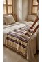 100% Cotton Karatezgah Woven Double Pike, Bedspread 200X240 cm Tufted Cotton Sofa Throw