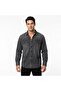 Relaxed Fit Western Men's Denim Shirt--Dark Smoke--