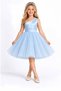Girl's One Shoulder Short Dreamy Tulle Special Occasion Dress with Pearls