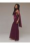 Rochie maxi, mov - M - 4