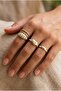 5-Piece Basic Heart Ring Set