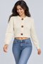 Women's Shiny Buttoned Knitwear Cardigan - 3