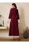 Rochie maxi, bordo - M - 3