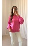 Casual Knitwear Sweater - Pink - 2