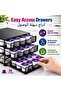 36 K-Cups Capsule Storage Drawer, 3-Tier Coffee Capsule Organizer, Space-Saving Durable Metal Rack – Black - 7