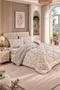 Double-sided double quilt set beige