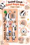 Children's Fork and Spoon Set – Stainless Steel 2-Piece Food Set with Cute Animal Figures