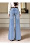 Women's High Waist Wide Leg Jeans - 2