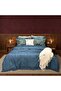 Ayra Petrol Double 100% Cotton Flannel Duvet Cover Set