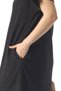 Short Sleeve Mira Embroidered Summer Şile Cloth Shirt Dress Black Syh - 5