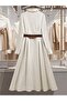 Rochie midi, crem - XL - 2