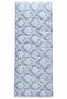 Cotton Multi-Purpose Single Pique, Bedspread (155X220) - Blue Damask