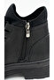 Women's Leather-Look Lace-Up Thick Sole Casual Boots - 4