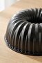 Black Shiny Stone Cast Cake Mold 22 cm - 2
