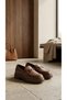 3220 coffee genuine leather loafer shoes - 2